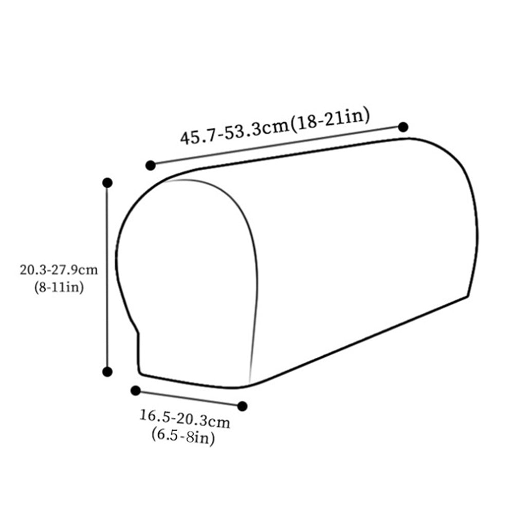 One Pair Navy Blue Sofa Chair Armrest Cover Stretch Couch Arm Protectors