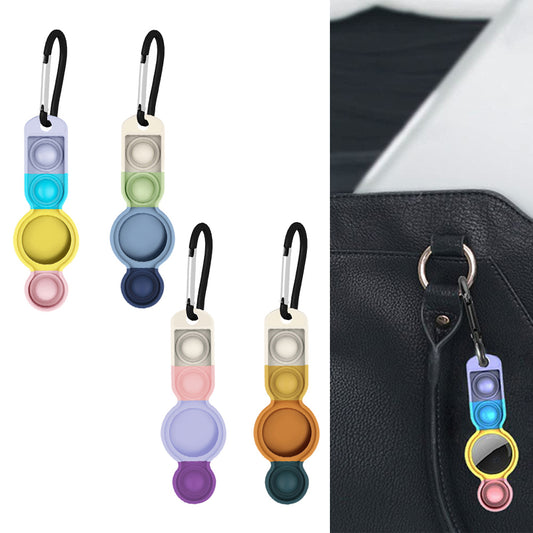 4Pcs Push Pop Fidget Toy Silicone Cases for Apple AirTag