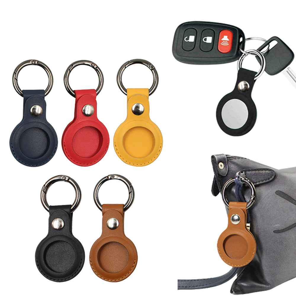 5Pcs PU Leather Case Cover For Apple AirTag Tracker