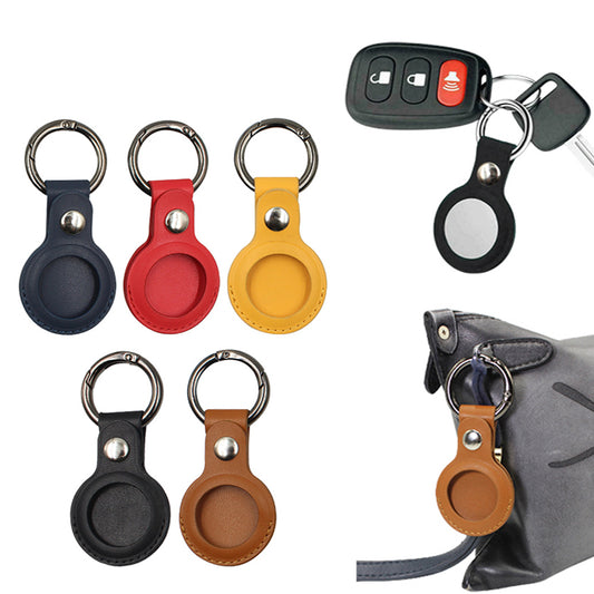 5Pcs PU Leather Case Cover For Apple AirTag Tracker