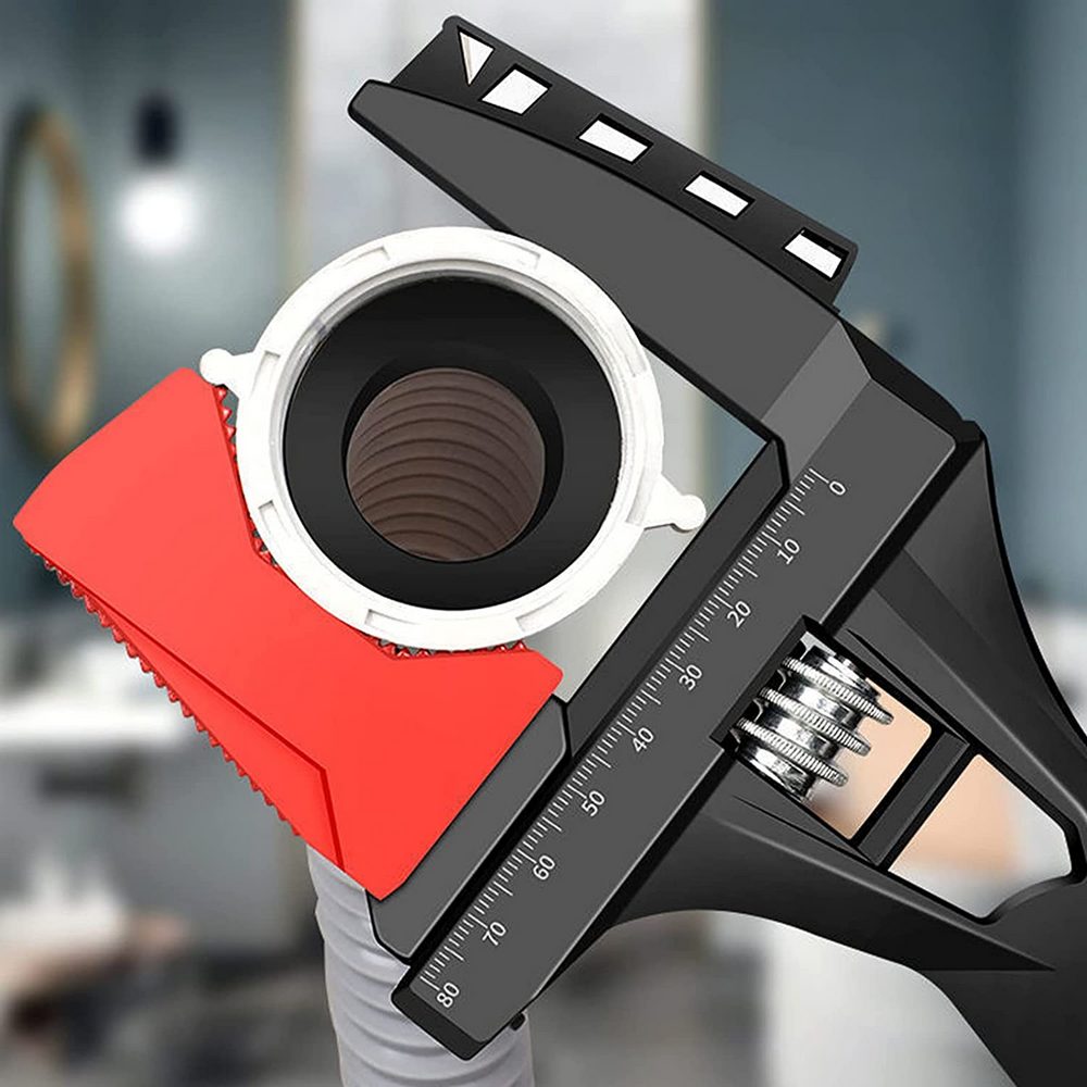 3 In 1 Adjustable Wrench Large Opening Spanner Wide Jaw Plumbing Repair Tool
