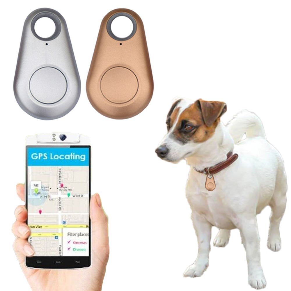 2 Pack Pet Anti Lost Alarm Bluetooth Tracker Key Finder Item Locator Gold Silver