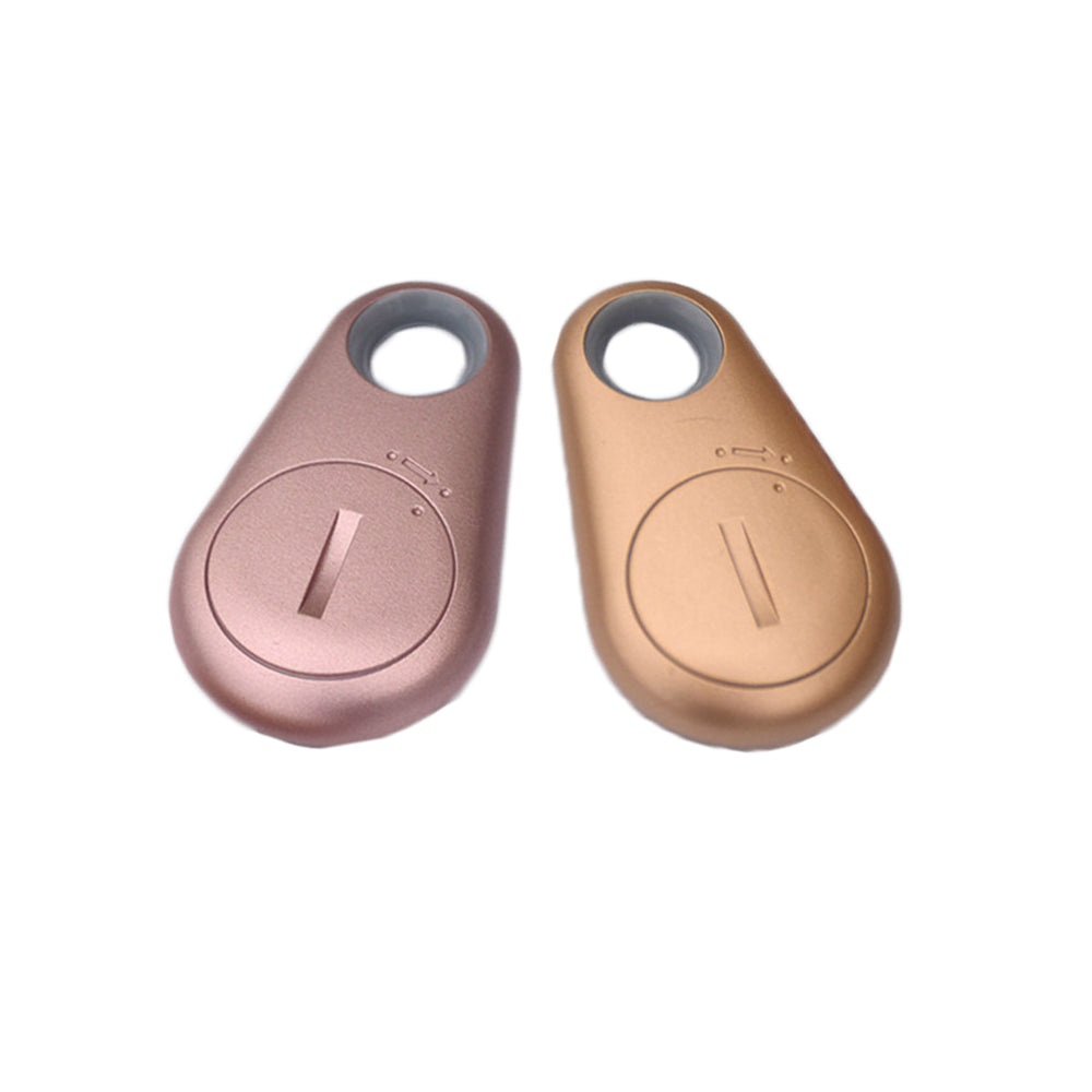 2 Pack Pet Anti Lost Alarm Bluetooth Tracker Key Finder Item Locator Gold Rose Gold