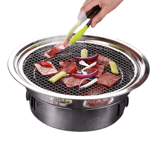 5Pcs Non-Stick BBQ Grill Net Set Charcoal Barbecue Cooking Tool for Korean BBQ