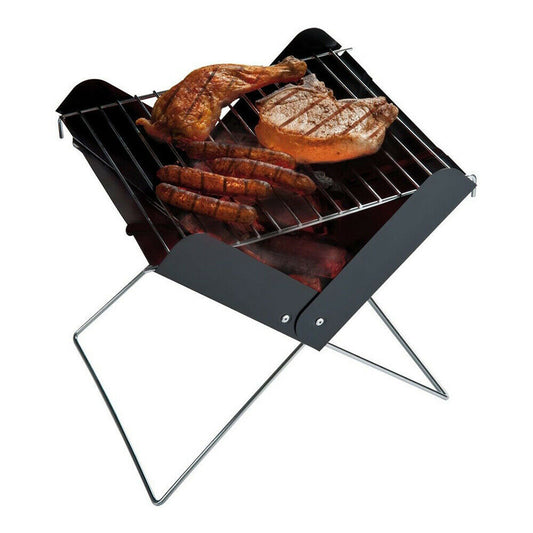 Portable Folding Charcoal BBQ Grill Outdoor Camping Picnic Barbecue Tool