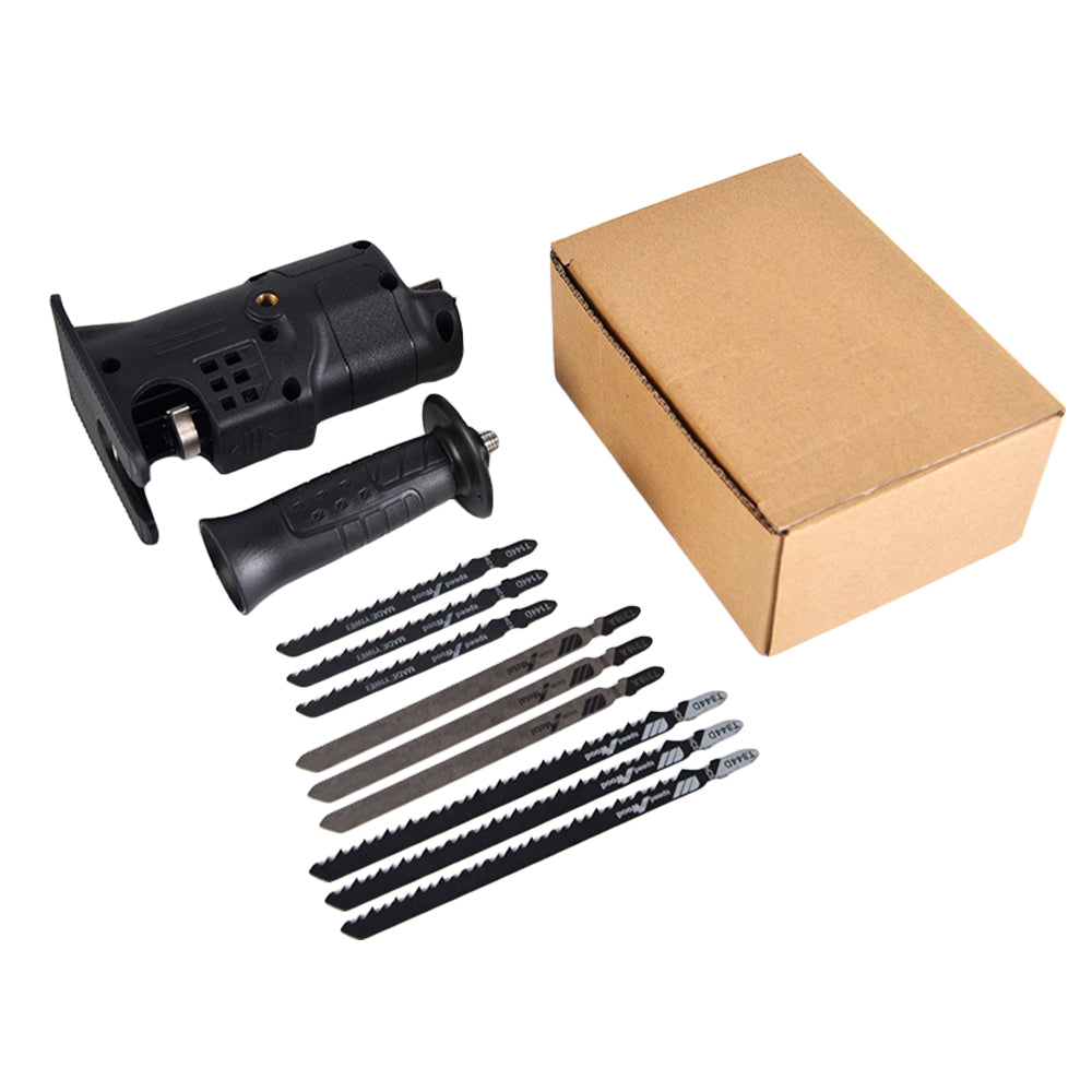 Reciprocating Saw with 9Pcs Saw Blades for Electric Saw Wood Cutting Woodworking Tool