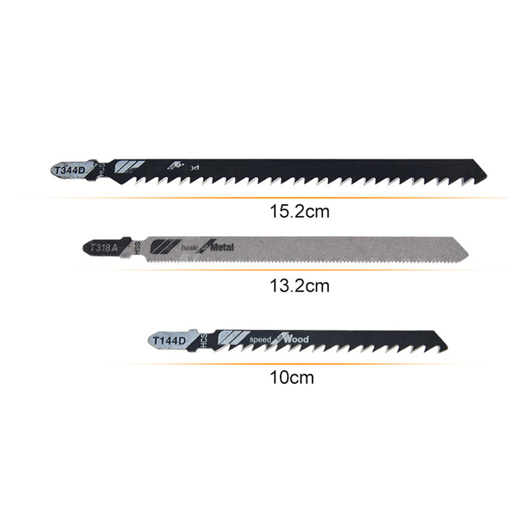 Reciprocating Saw with 9Pcs Saw Blades for Electric Saw Wood Cutting Woodworking Tool