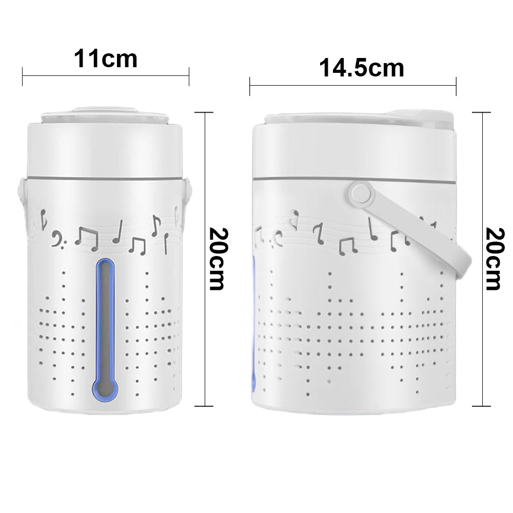 2 in 1 Home Humidifier USB Bluetooth Speaker with LED Light