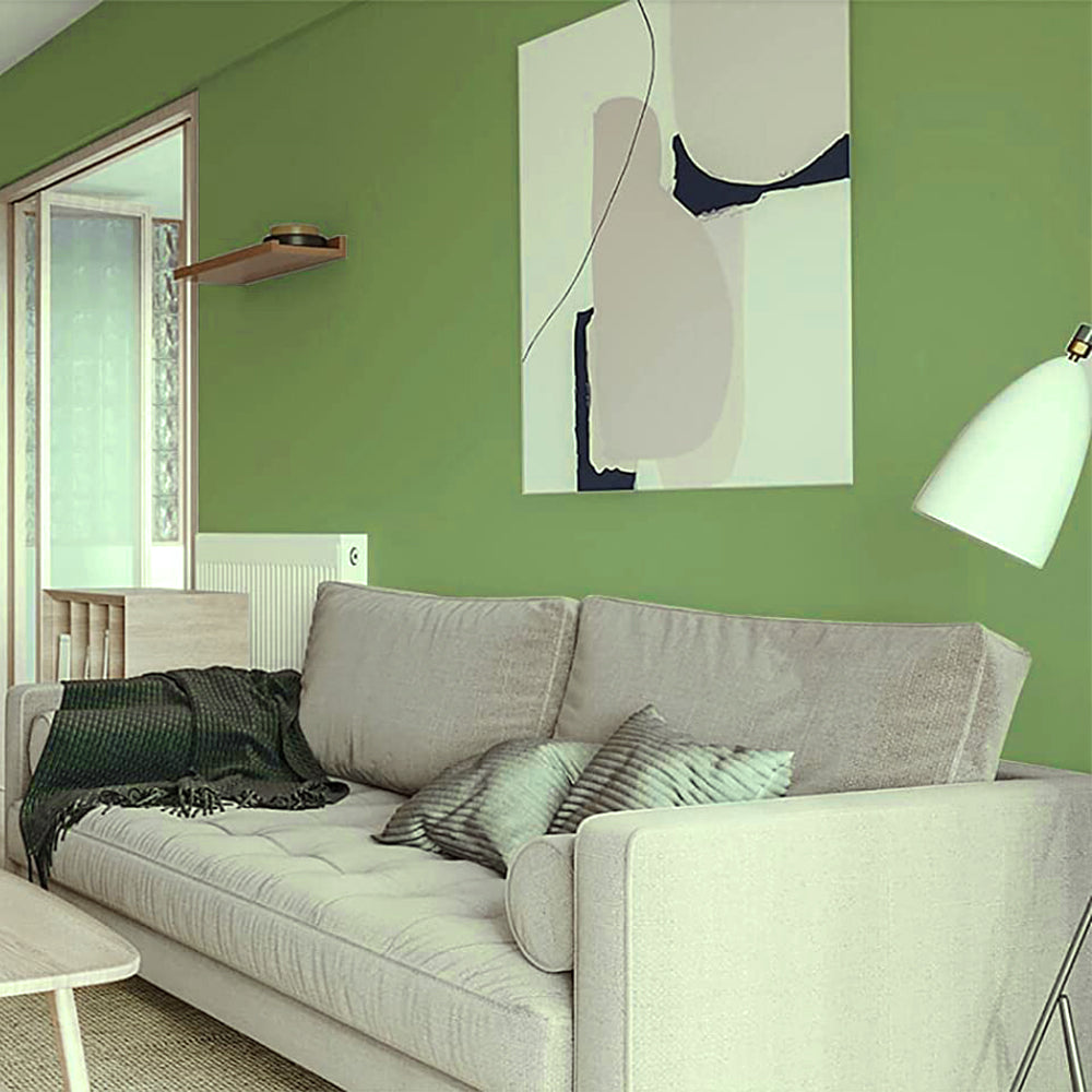 3 Rolls Self-Adhesive Solid Color Wallpaper Wall Sticker Home Decor Blue Grey Green