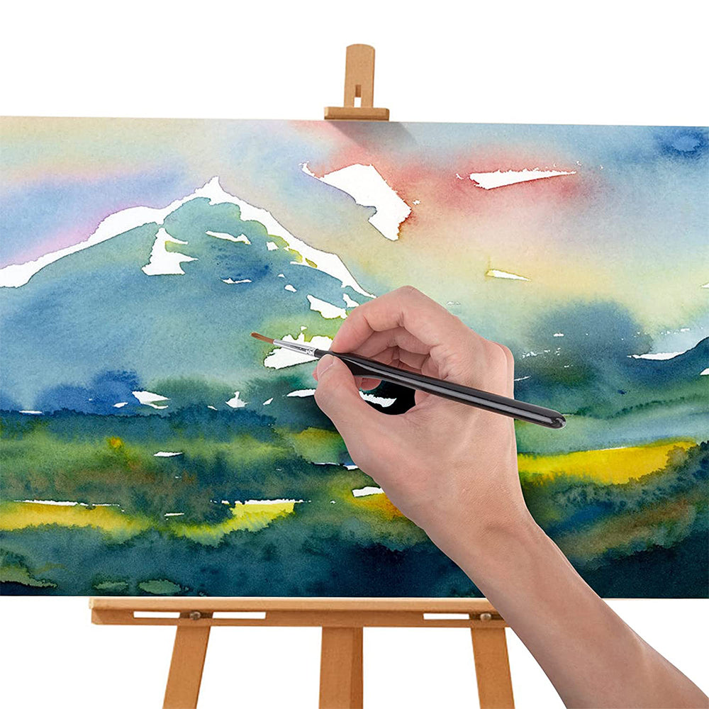 15Pcs Detail Paint Brush Set Miniature Painting Brush Fine Tip Drawing Brush Kit