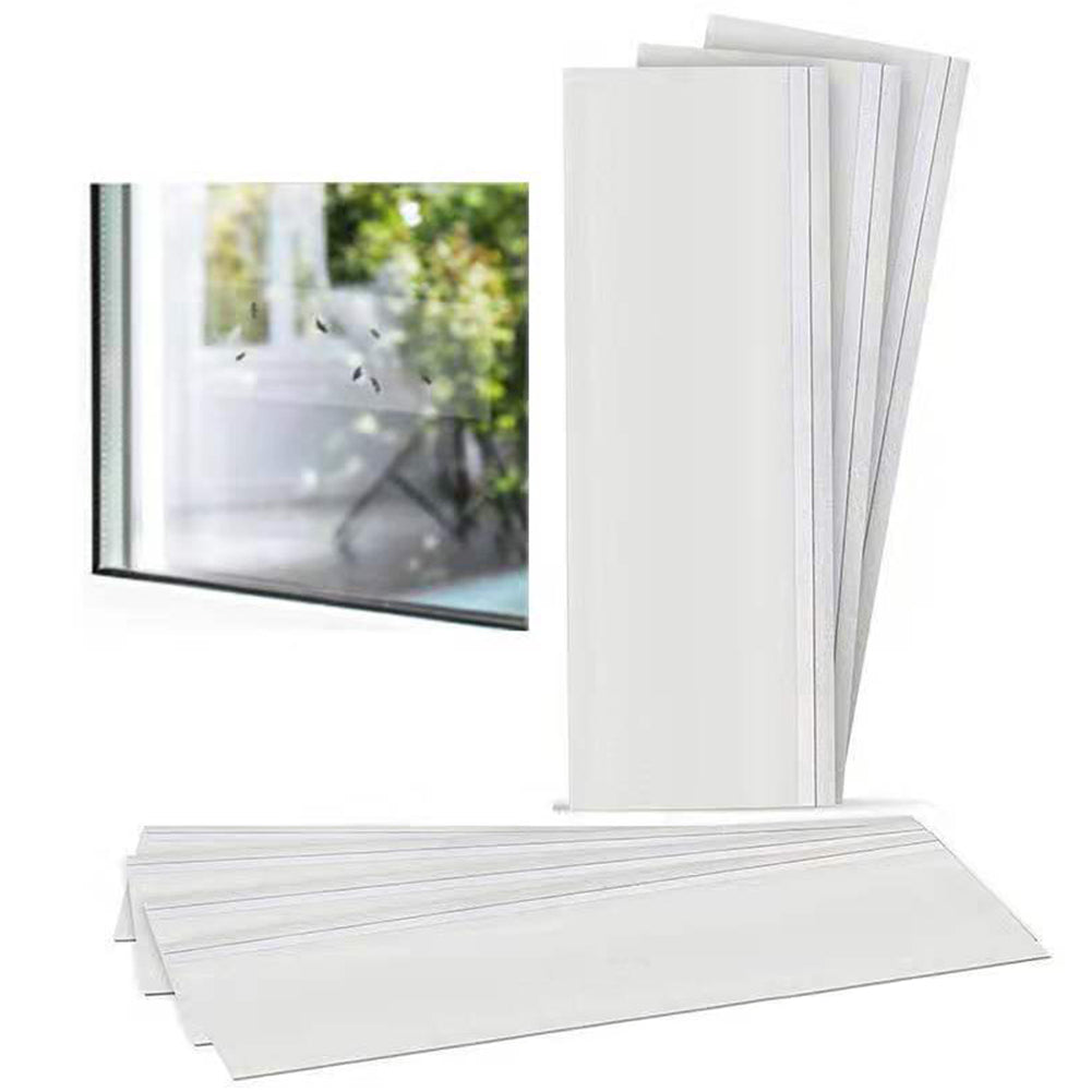 60 Sheets Clear Window Fly Trap Sticker Insect Trap Sticky Bug Catchers