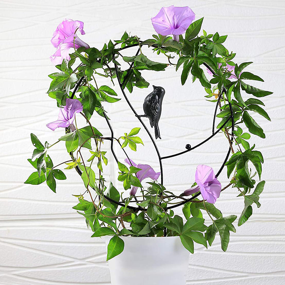 4 X Bird Potted Plant Trellis Climbing Vine Plants Support Frame Home Decor