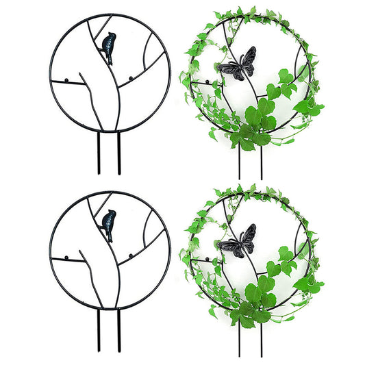 4 X Potted Plant Trellis Climbing Vine Plants Support Frame Home Decor