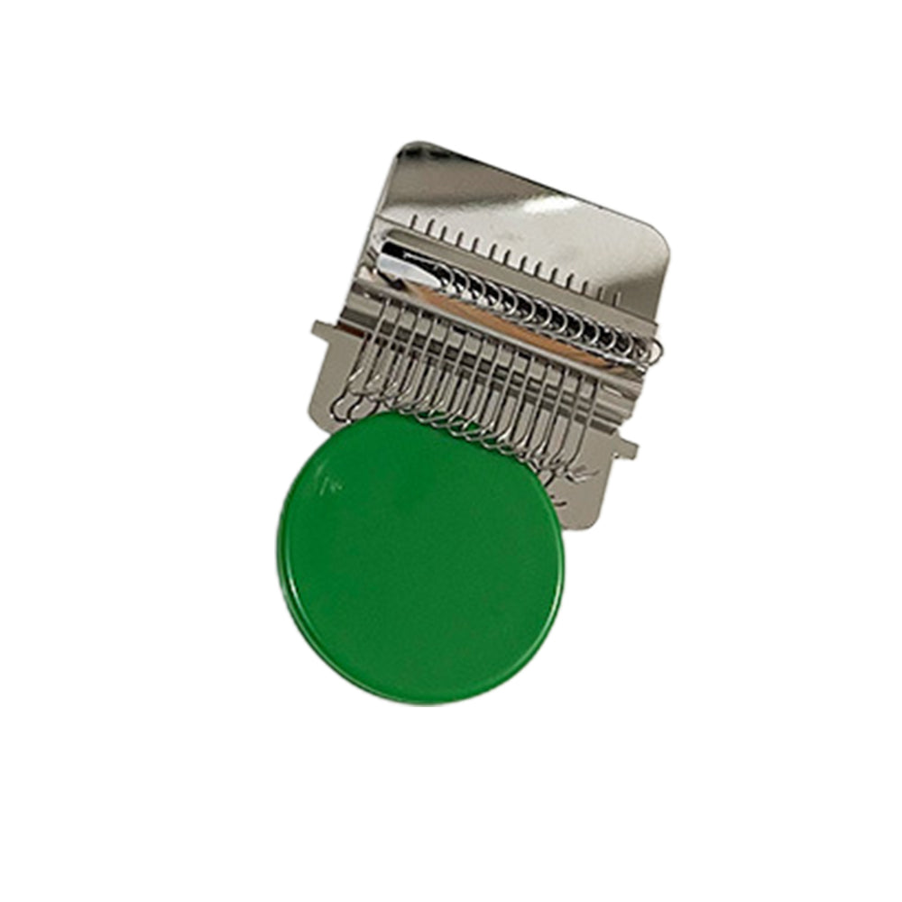 2 X Green Small Loom Speedweve Type Weave Tool Set DIY 14 Hooks Darning Machine
