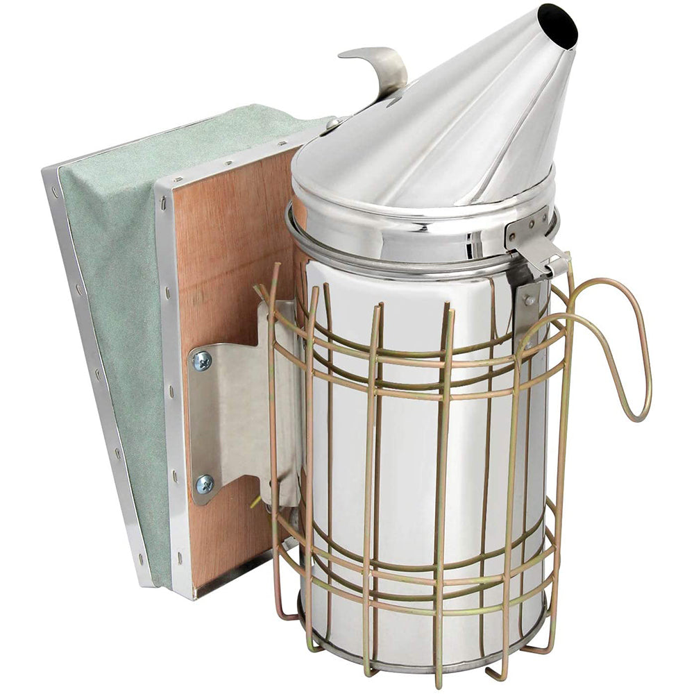 8PCS Beekeeping Supplies Tool Set Bee Smoker Brush Hive Scraper Frame Lifter