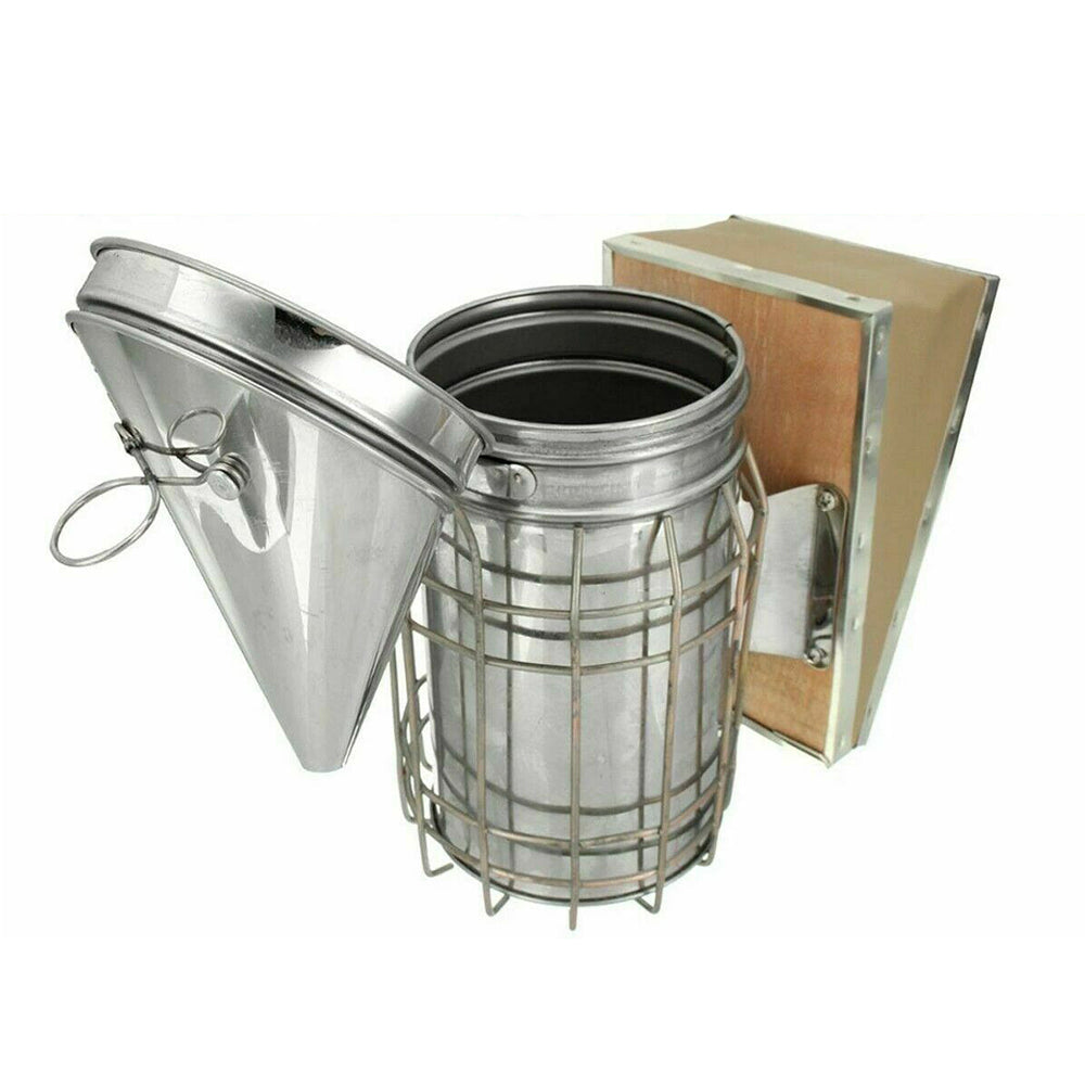 8PCS Beekeeping Supplies Tool Set Bee Smoker Brush Hive Scraper Frame Lifter