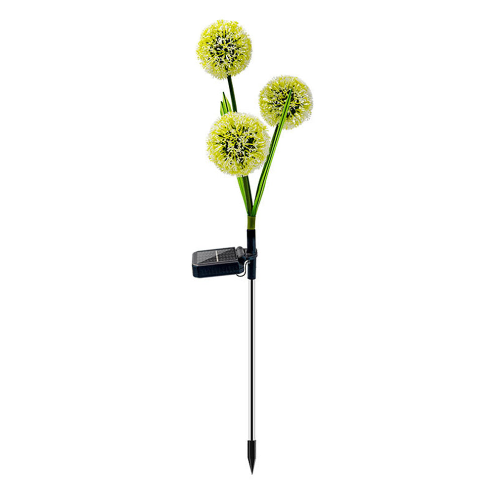 2X Solar Powered Dandelion Lights Patio Stake Walkway Lamp Outdoor Garden Decor
