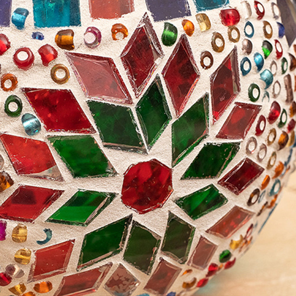 DIY Mosaic Tiles Stained Glass Candle Holder Tea Light Holder Key Organizer