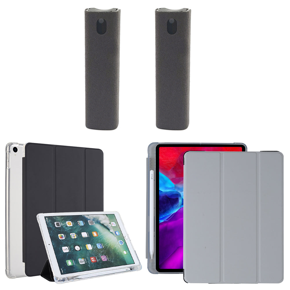 2X Tablet Case for iPad Mini 6 with Screen Cleaner Pencil Holder for Apple Pencil Tablet Accessories