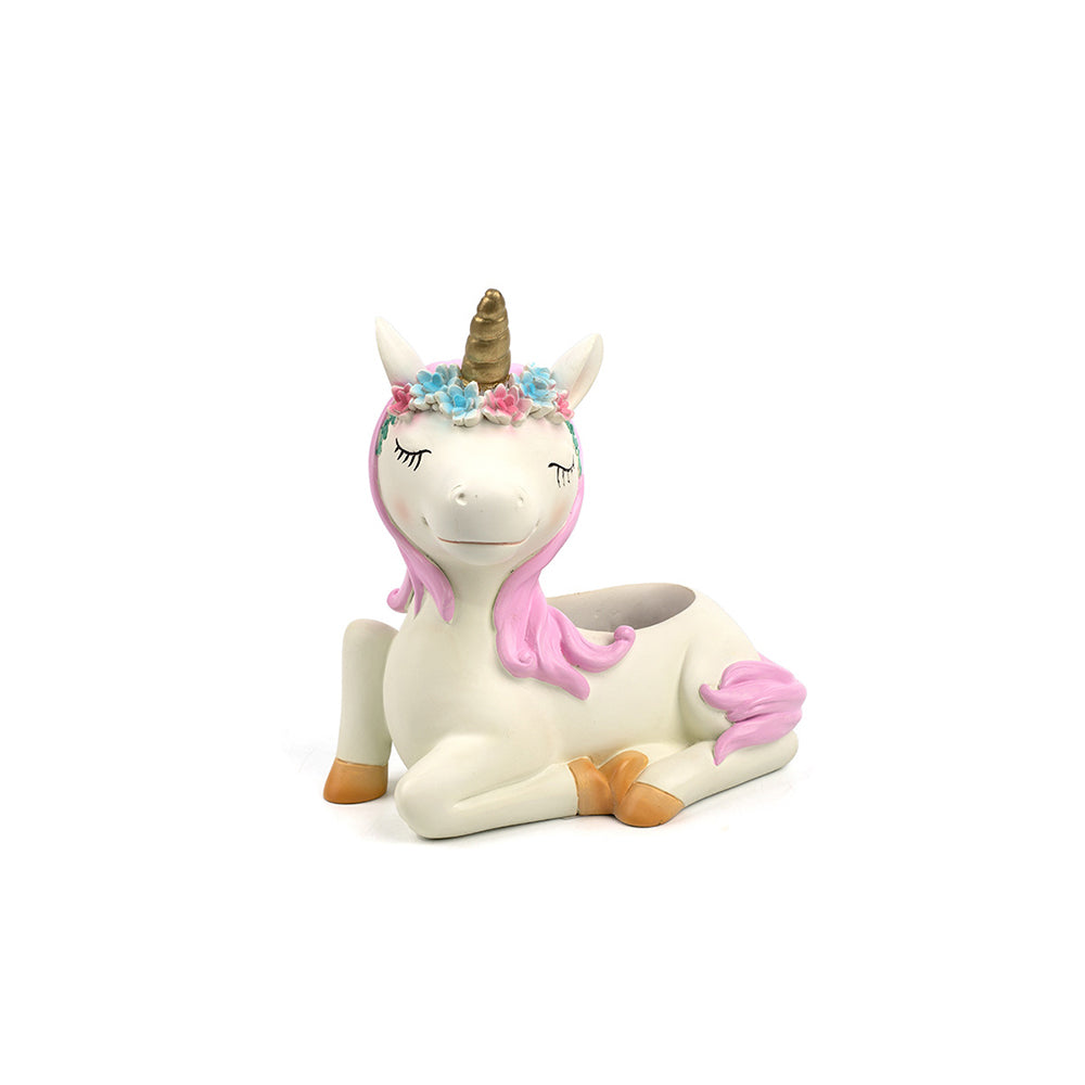 1X Unicorn Succulent Planter Pot Plant Pot Pink