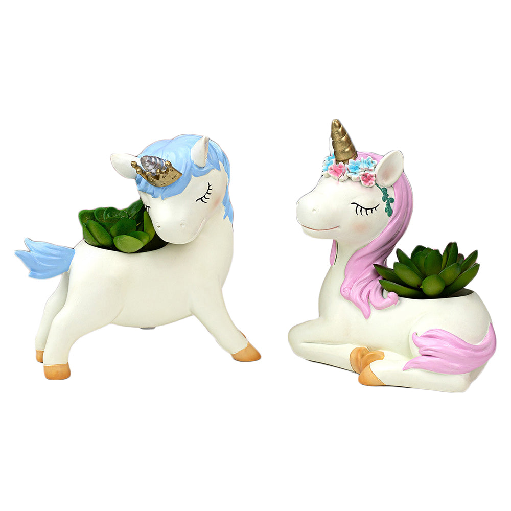 2X Unicorn Succulent Planter Pot Plant Pot