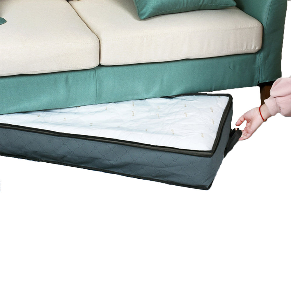 2X Foldable Under Bed Clothes Bag Quilt Storage Organiser