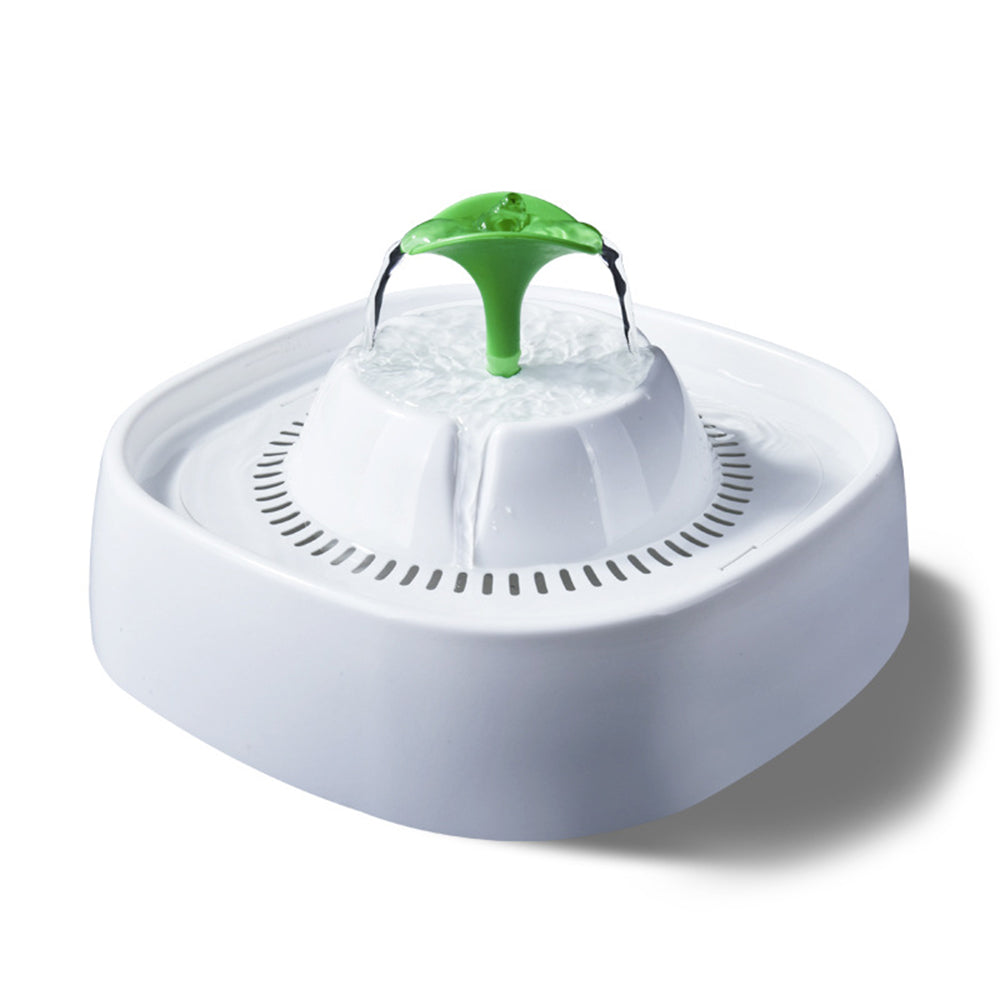 2X 1.3L USB Electric Automatic Pet Water Fountain Dog Cat Drinking Dispenser