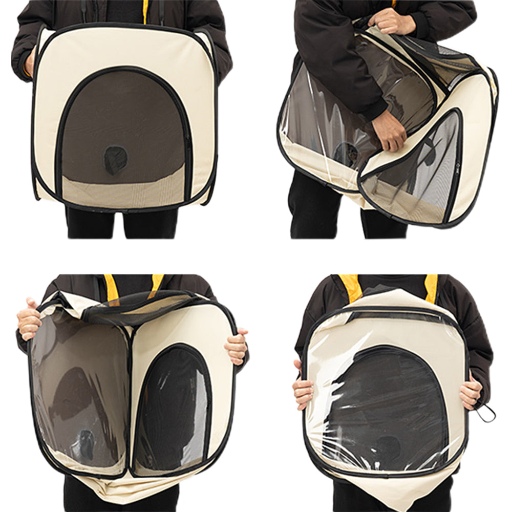 50x50x50cm Home Pet Drying Box Clear Window Foldable Pet Dry Room