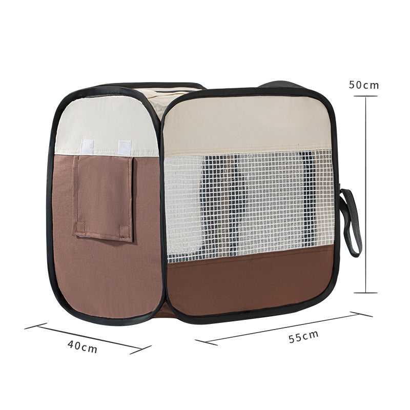 Medium Foldable Home Pet Drying Box Pet Dry Room with Clear Window