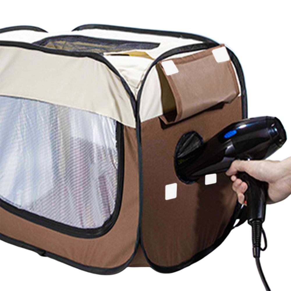 Medium Foldable Home Pet Drying Box Pet Dry Room with Clear Window