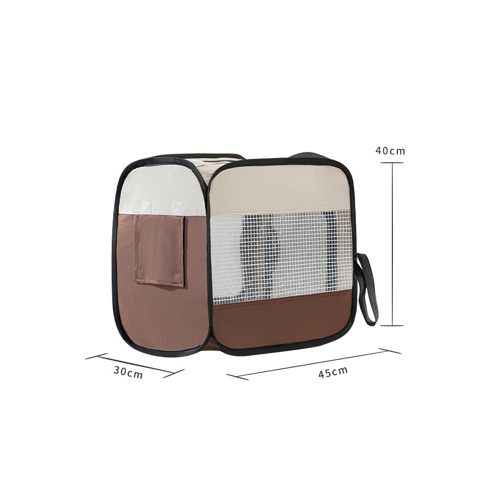 Small Foldable Home Pet Drying Box Pet Dry Room with Clear Window