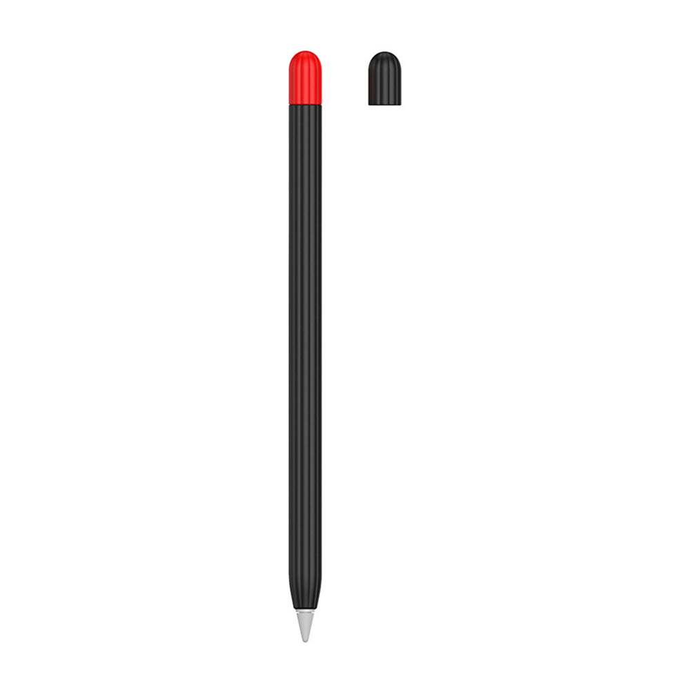 2X for Apple Pencil 2nd Generation Silicone Pencil Cover Pen Sleeve Black Orange