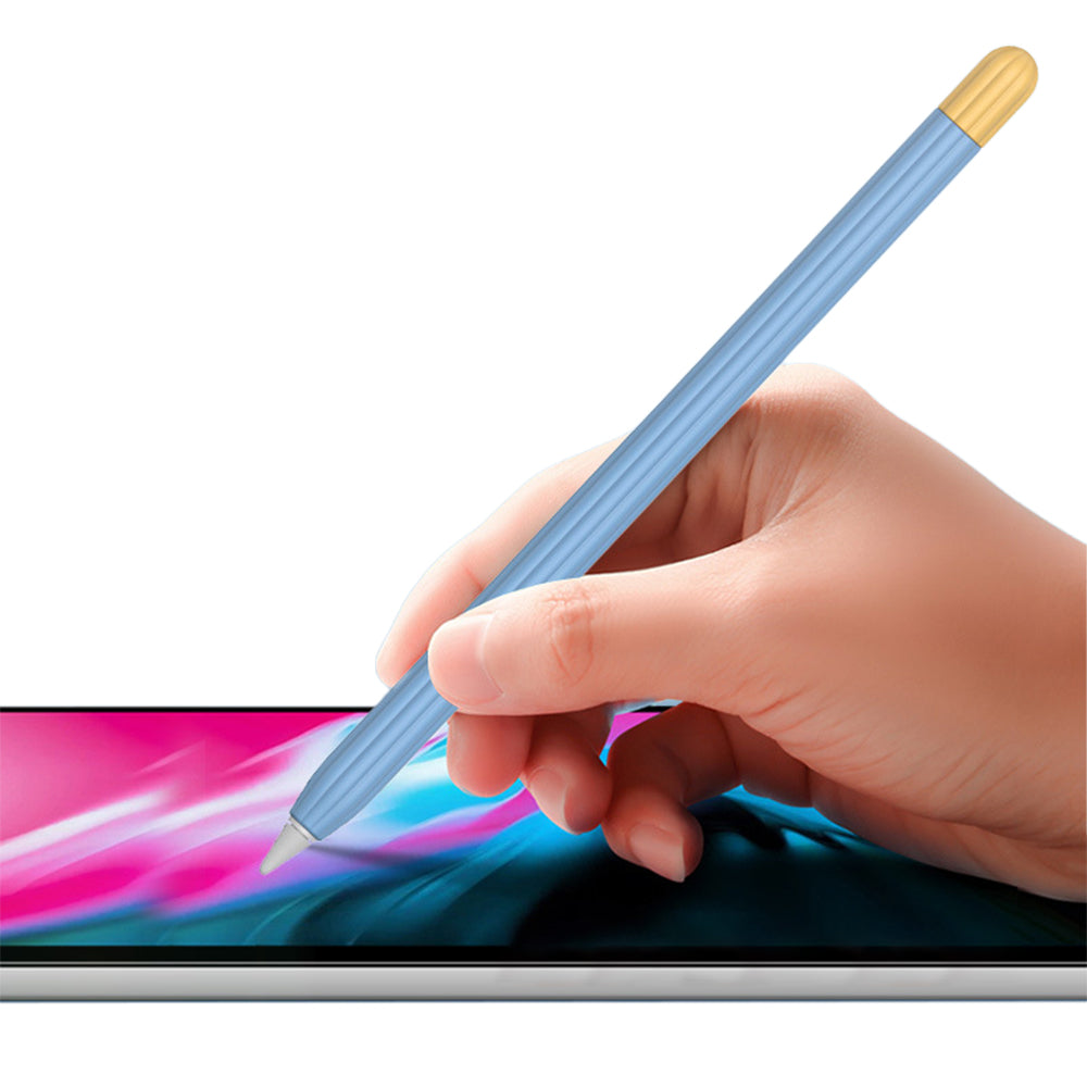 2X for Apple Pencil 1st Generation Silicone Pencil Cover Pen Sleeve Green Blue