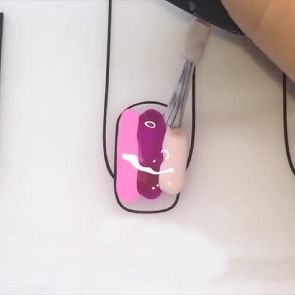 2X Silicone Nail Training Mat Nail Trainer Nail Art Practice Pad Template