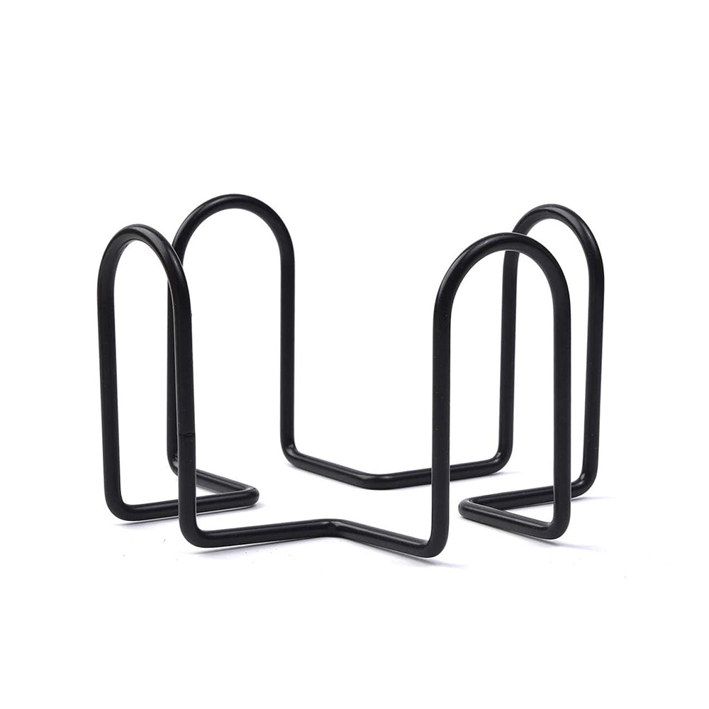 6X Round Silicone Drinks Coasters Coffee Cup Mats Pad with Coaster Holder Grey