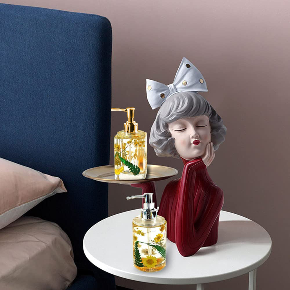 DIY Resin Casting Mould Perfume Bottle Silicone Mold Soap Dispenser Pump Style 2