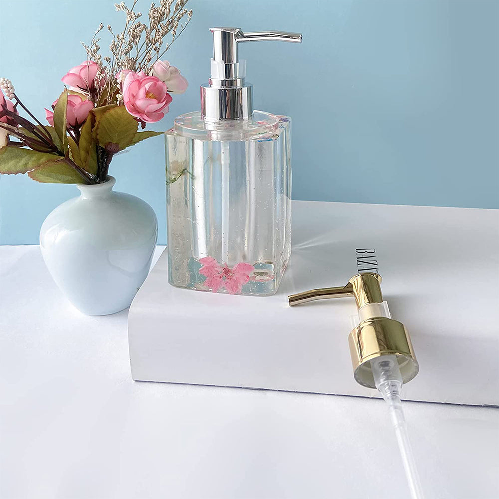 DIY Resin Casting Mould Perfume Bottle Silicone Mold Soap Dispenser Pump Style 2