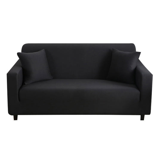 Sofa Cover Couch Cover Furniture Protector Stretch Sofa Slipcover for 3 Seater Black