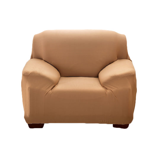 Sofa Cover Couch Cover Furniture Protector Stretch Sofa Slipcover for 1 Seater Camel