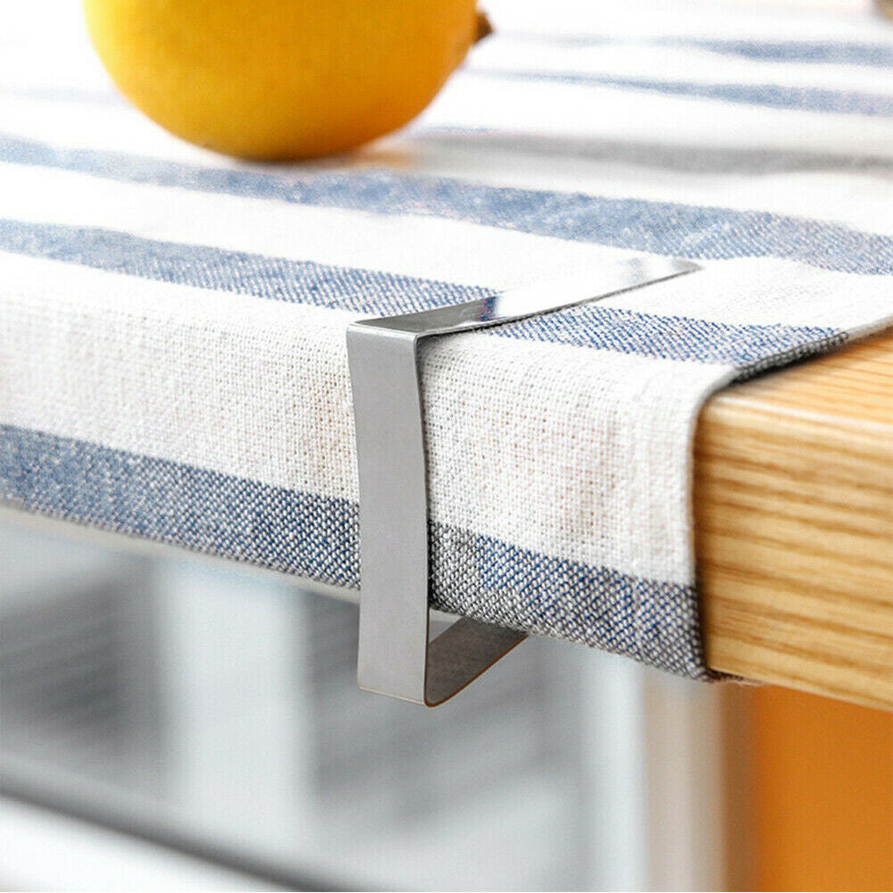 24PCS Stainless Steel Tablecloth Clips Triangle Desk Table Cloth Cover Clamps