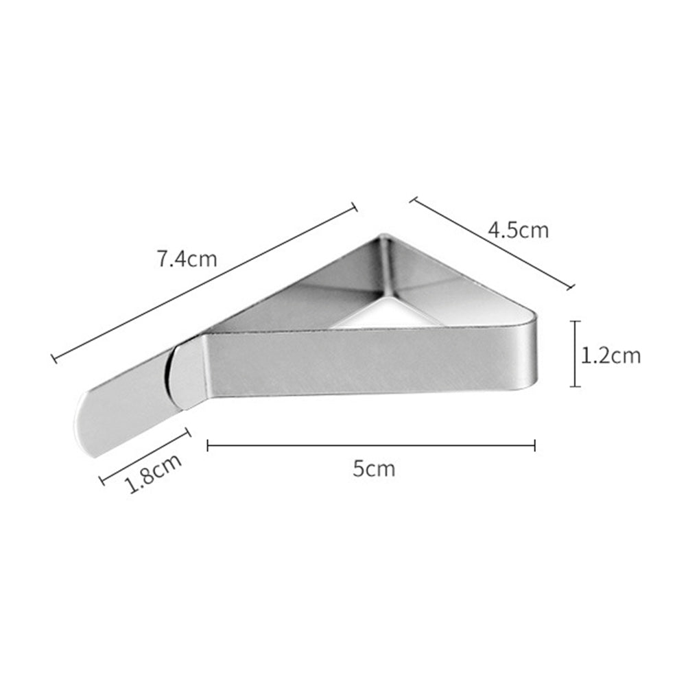 24PCS Stainless Steel Tablecloth Clips Triangle Desk Table Cloth Cover Clamps