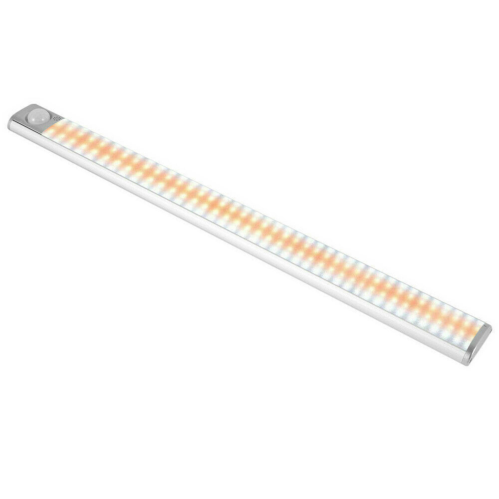 LED Motion Sensor Night Light Rechargeable Closet Kitchen Cabinet Strip Light
