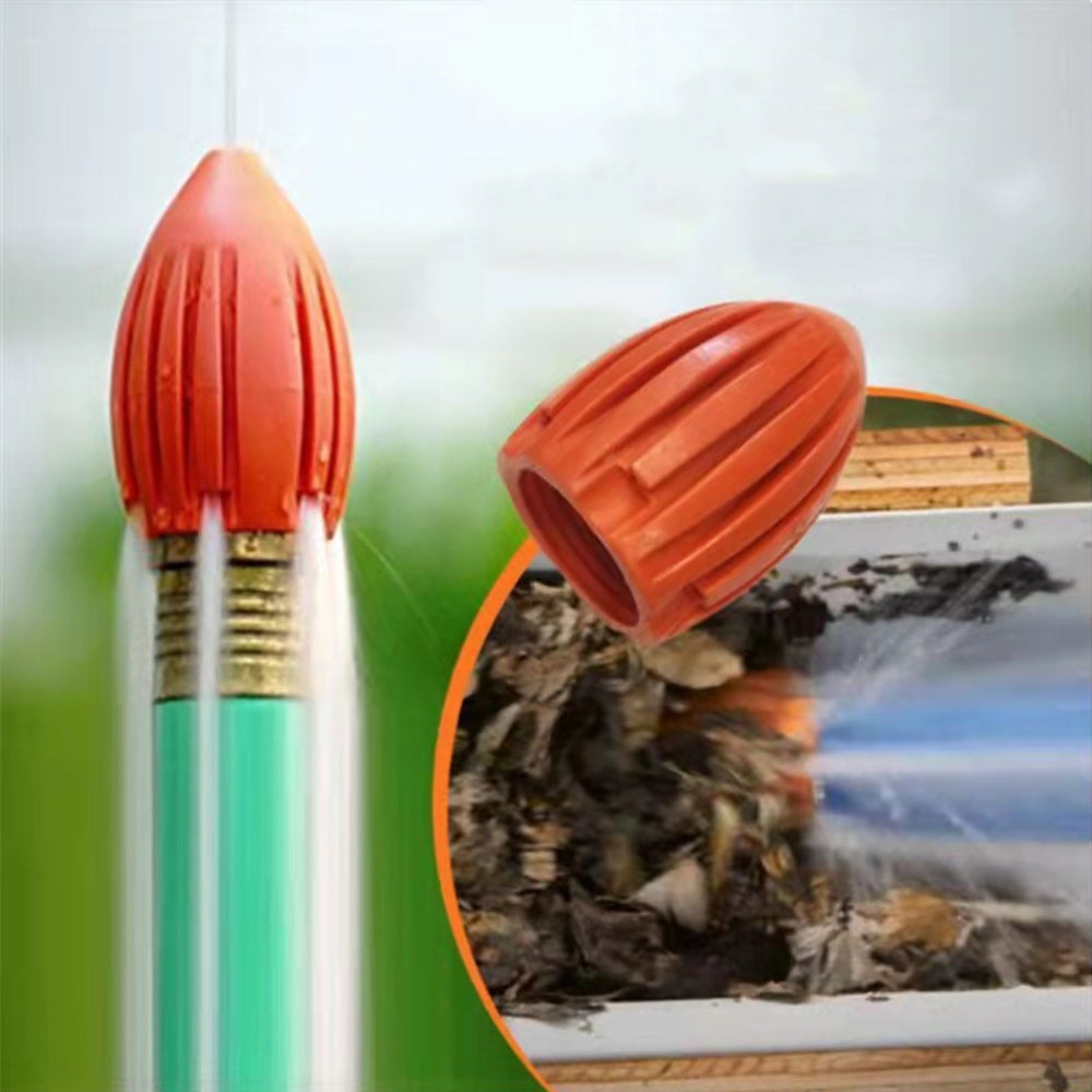 4X Gutter Cleaning Tool Roofing Guard Cleaner Drain Pipe Cleaning Nozzle