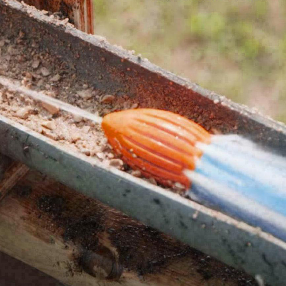 4X Gutter Cleaning Tool Roofing Guard Cleaner Drain Pipe Cleaning Nozzle