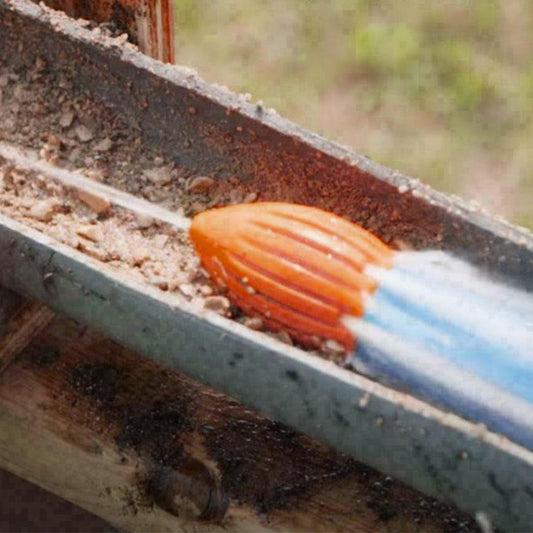 4X Gutter Cleaning Tool Roofing Guard Cleaner Drain Pipe Cleaning Nozzle