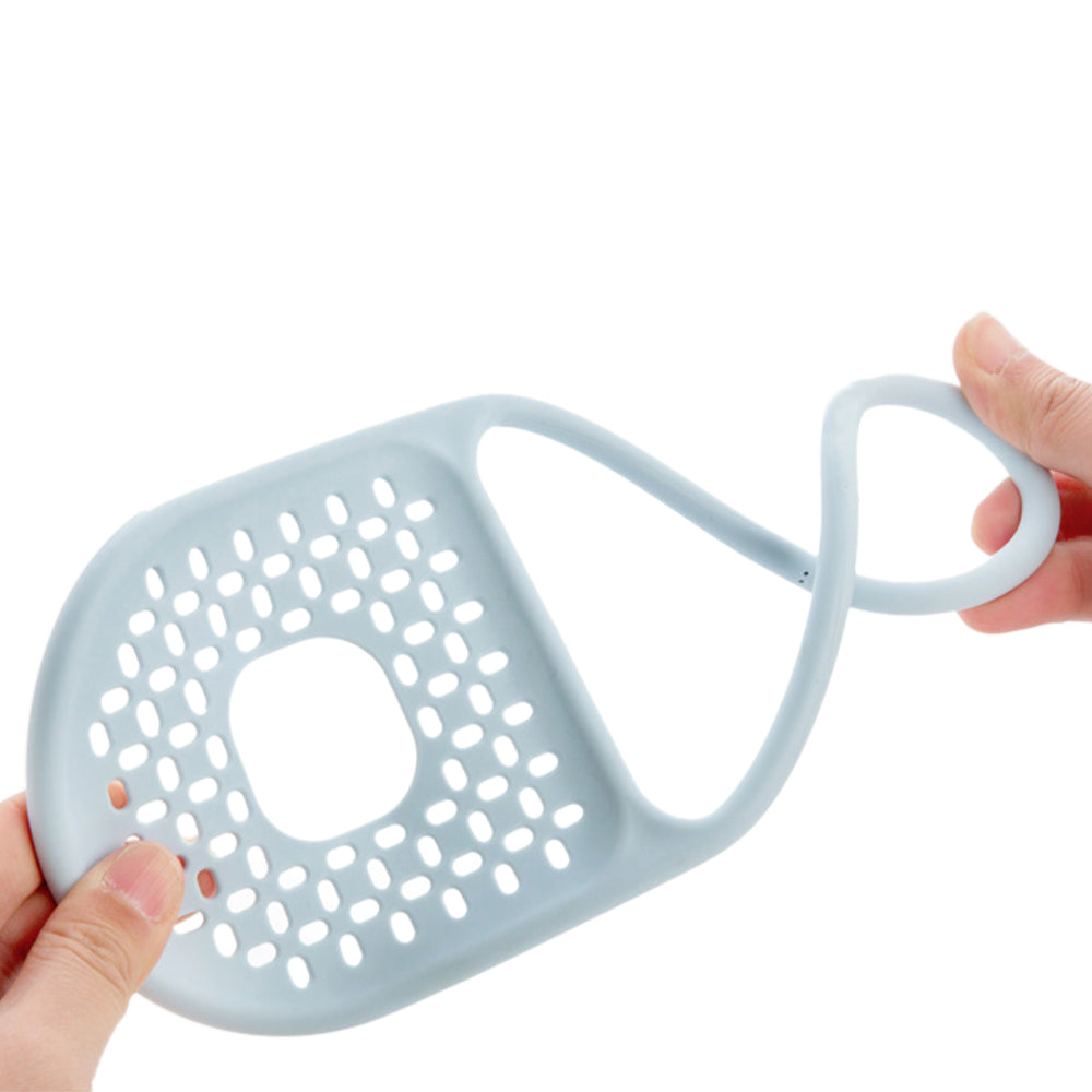 3X Blue Sponge Holder Bendable Sink Drain Hanger Rack Expandable Storage