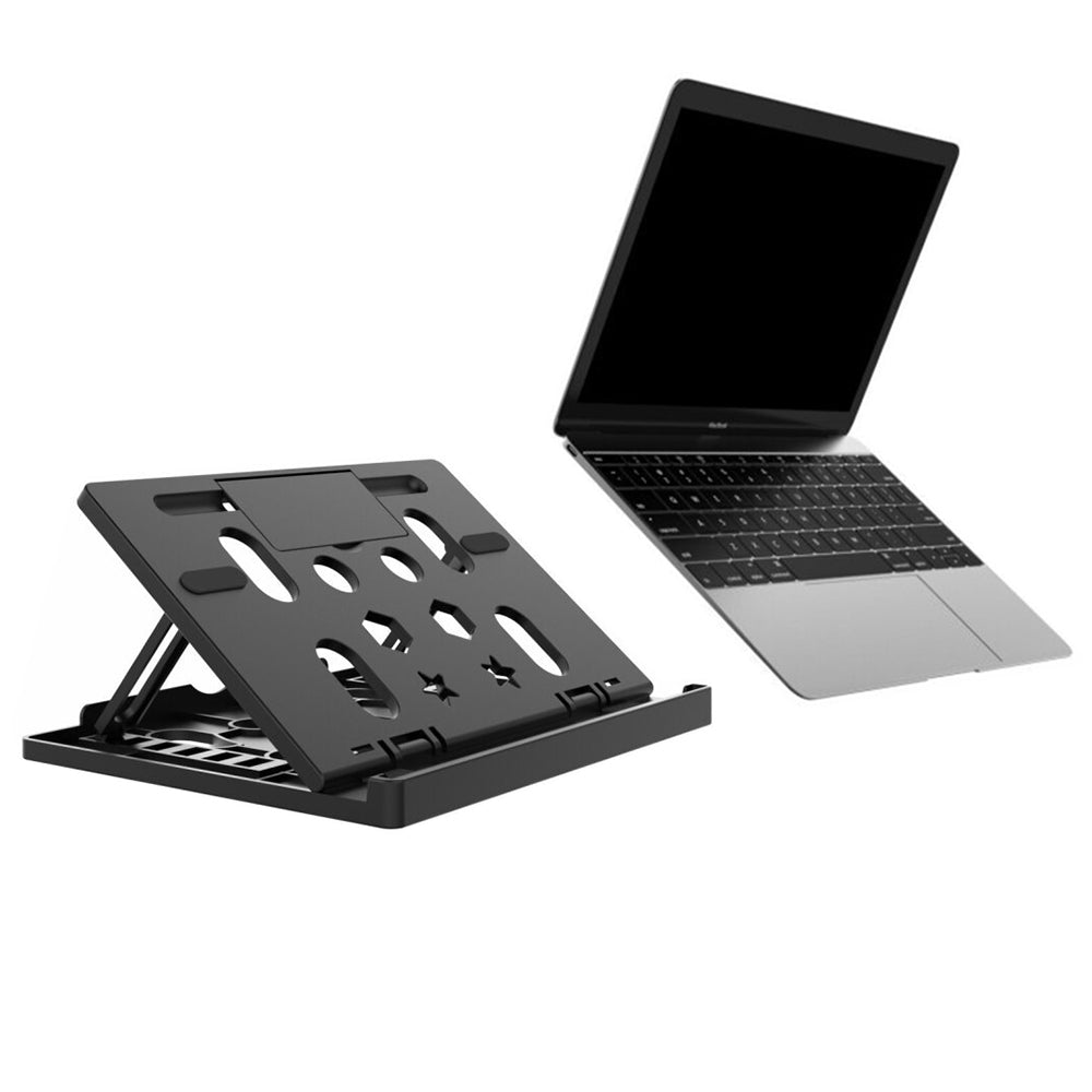 2X Black White Tablet Holder Stand Adjustable Riser Phone Elevator