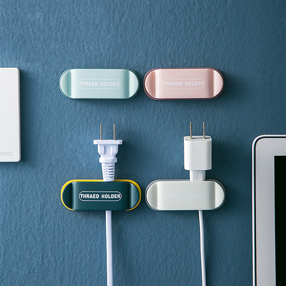 8PCS Self Adhesive Plug Holder Cord Organizer Kitchen Appliances Wire Clip Storage