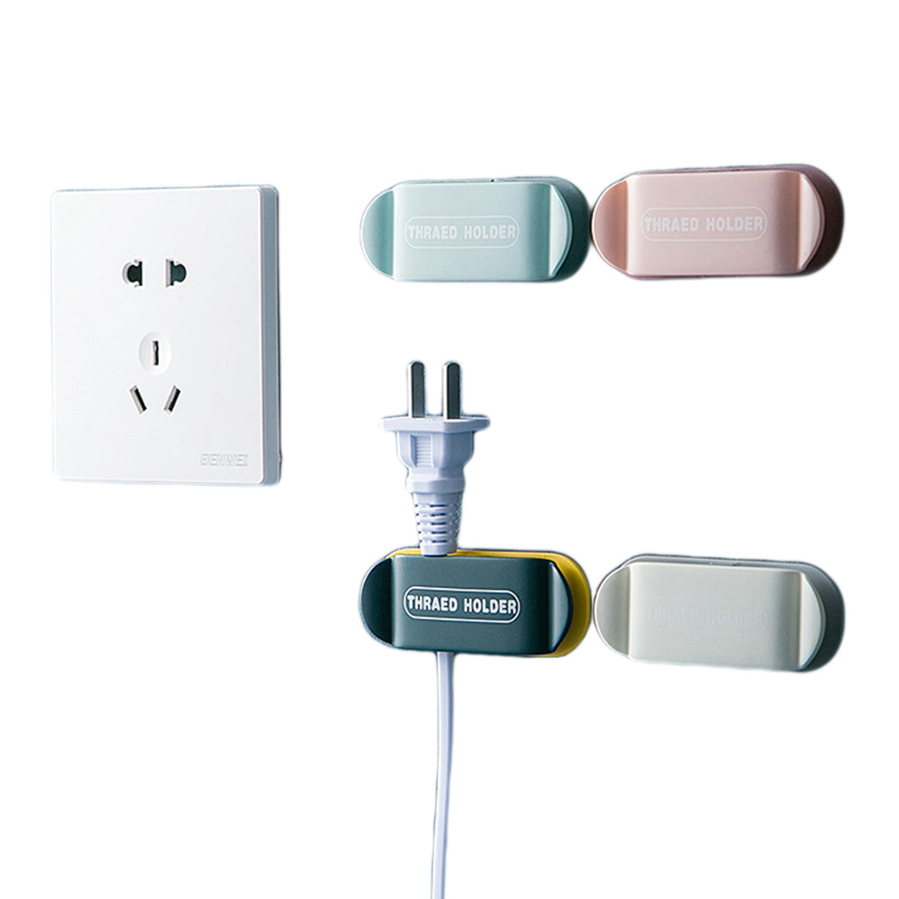 8PCS Self Adhesive Plug Holder Cord Organizer Kitchen Appliances Wire Clip Storage