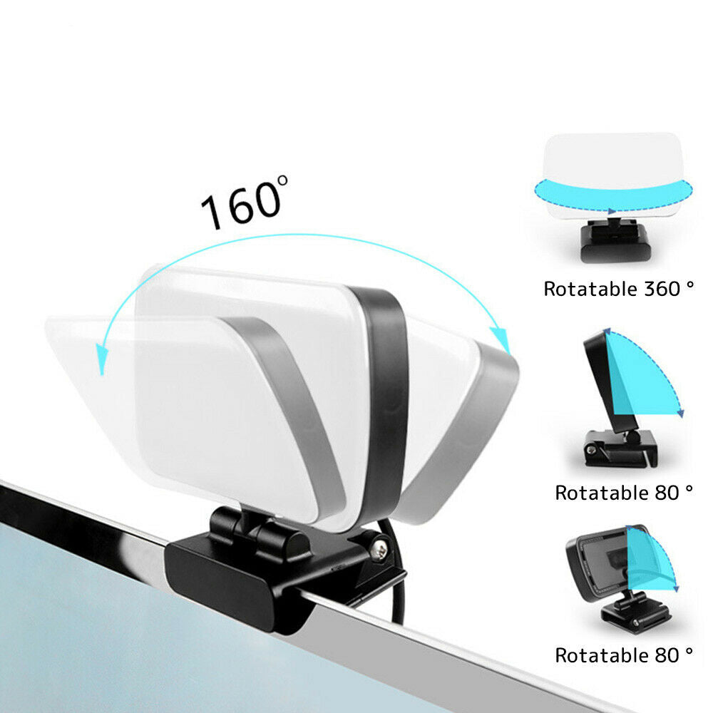 1X Computer Monitor Screen Light Reading Lamp Desk Laptop Lamp Dimmable Night Light